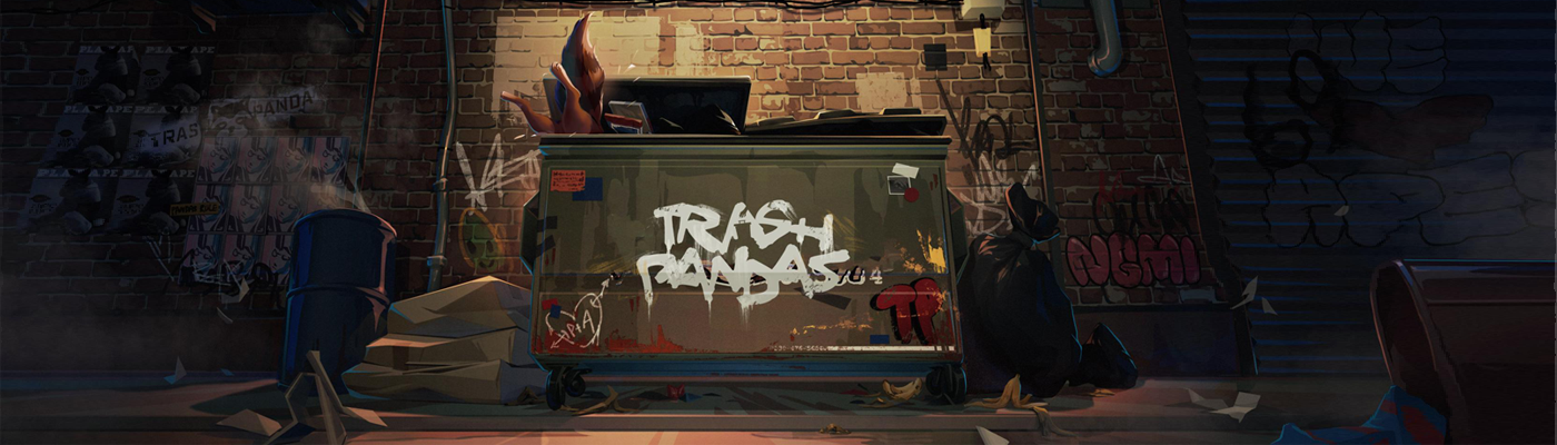 Degenerate Trash Pandas banner